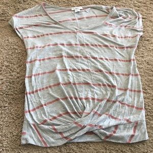 Bar III knotted t-shirt